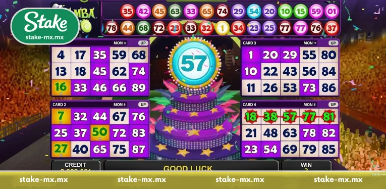 Winning tips for Samba Rio Bingo at Stake